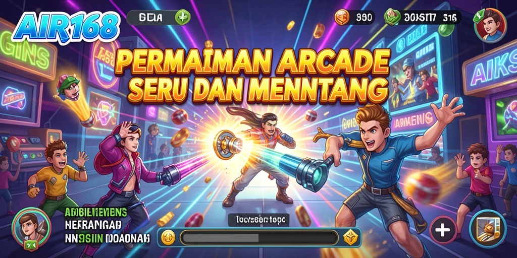Tampilan gameplay seru dari AIR168 yang penuh tantangan.