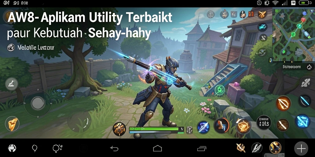 Tampilan aplikasi AW8 menunjukkan pengelolaan tugas yang efisien dan teratur.
