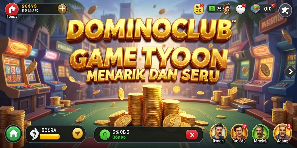 Gameplay menarik dalam mengelola bisnis domino di DOMINOCLUB.