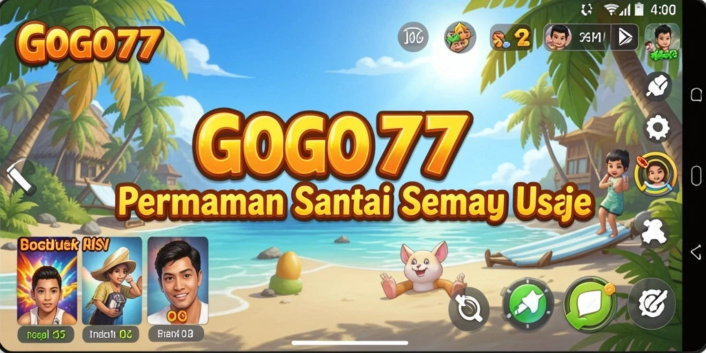 Screenshot yang menunjukkan gameplay GOGO77 yang ceria dan menghibur.