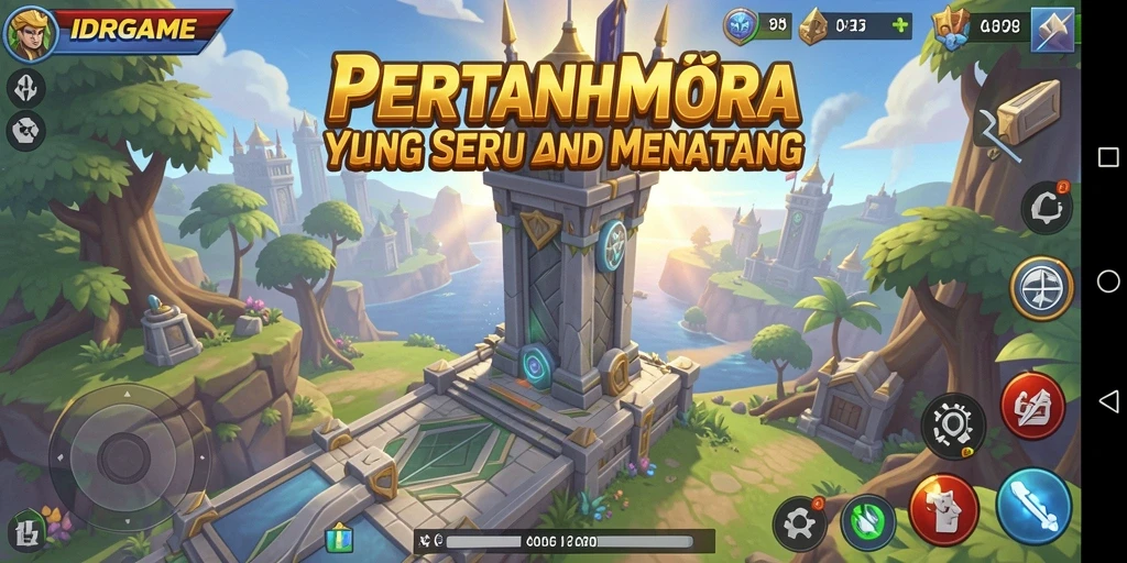 Tampilan gameplay IDRGAME yang seru dan menantang dalam Tower Defense.
