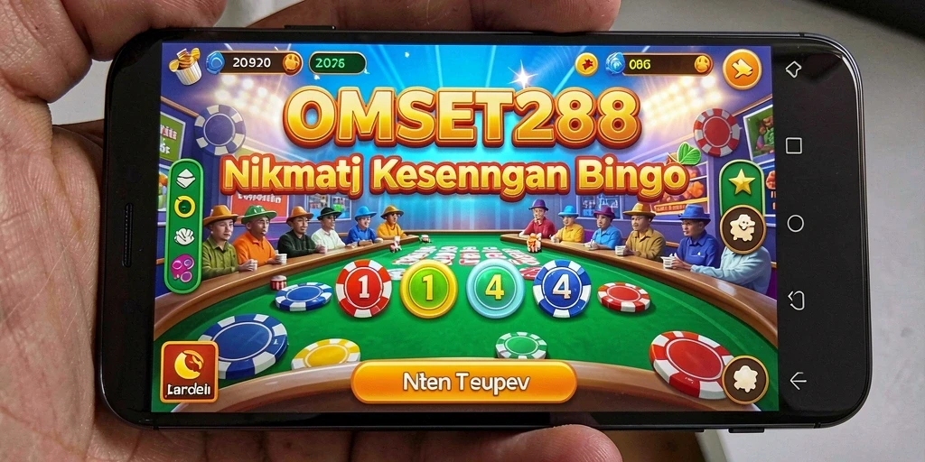 Tampilan gameplay Bingo yang seru dan penuh warna di OMSET288.