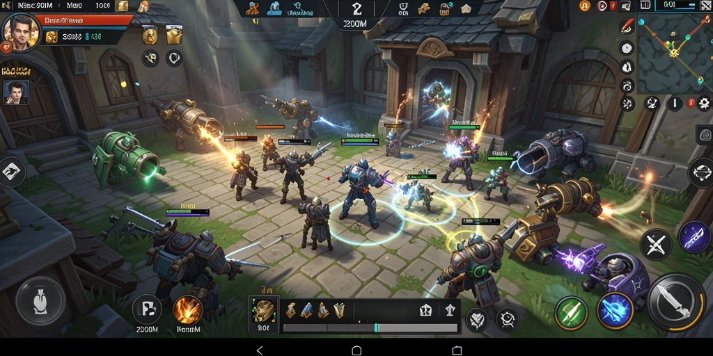 Tampilan gameplay P200M yang penuh dengan strategi dan aksi.