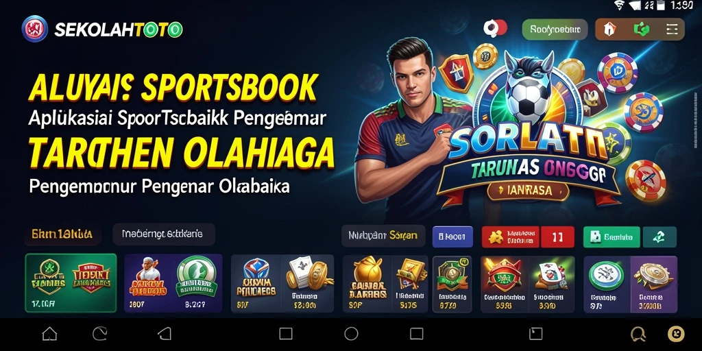 Screenshot utama SEKOLAHTOTO menampilkan antarmuka pengguna yang menarik dan informasi taruhan.